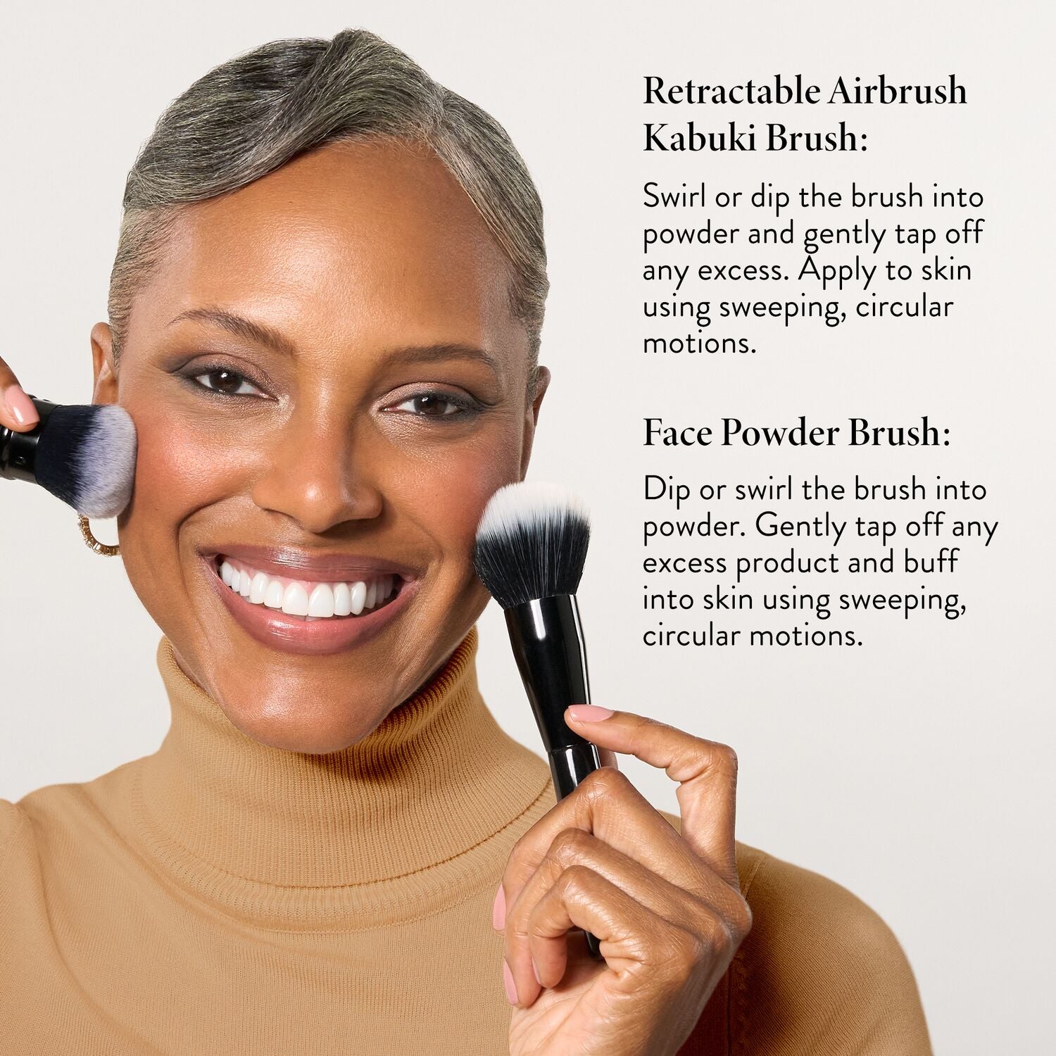 Blending Beauties 2 PC Face Brush Set - Image 3